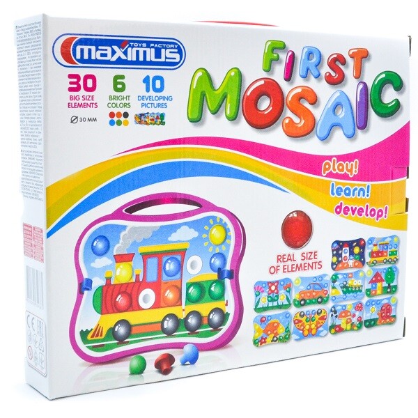 Set de joc „Prima mozaică” 30 elem.