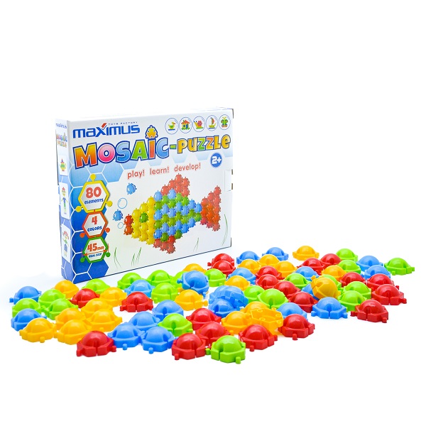 Set de joc  „Mozaică-puzzle” 80 elem.