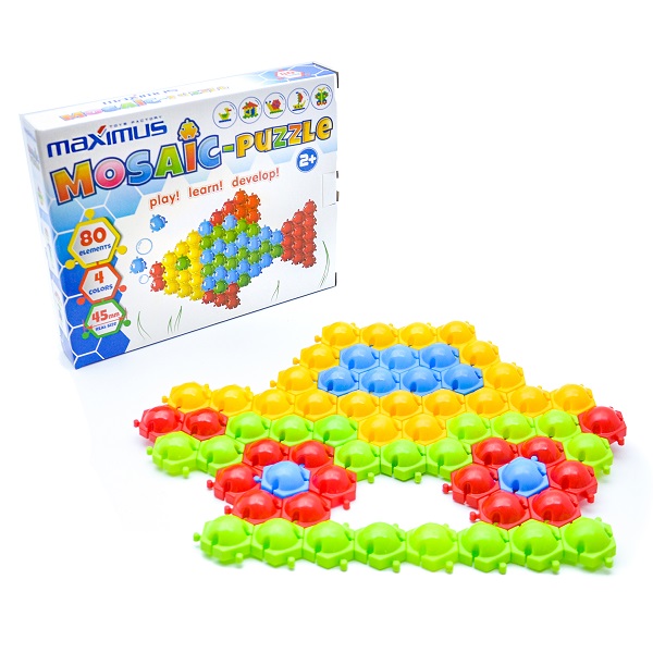 Set de joc  „Mozaică-puzzle” 80 elem.