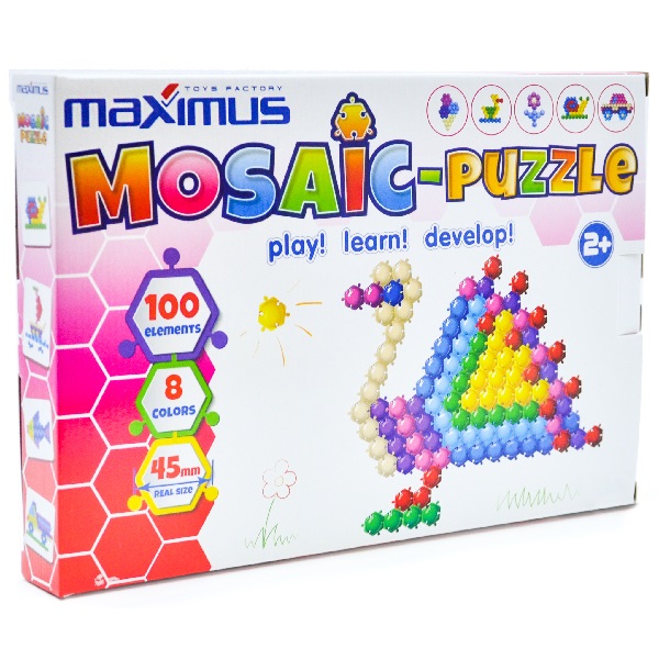 Set de joc  „Mozaică-puzzle” 100 el..