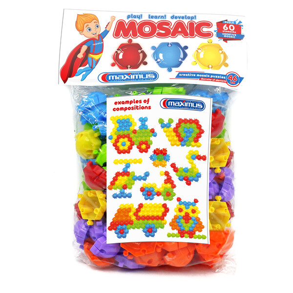 Set de joc  „Mozaică-puzzle” 60 ele..