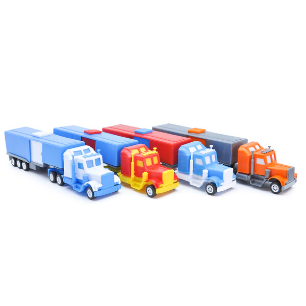 Mini-camion autotrailer în asort.