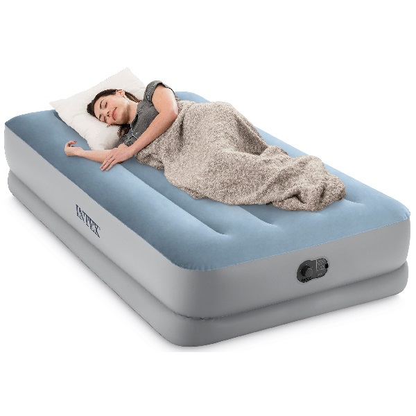 Saltea gonflabilă 191х99х36см  Intex Dura Beam Comfort + pompă USB încorporată