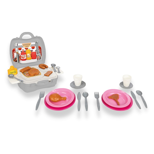 Set pentru grătar cu geantă și accesorii (35 de elemente)