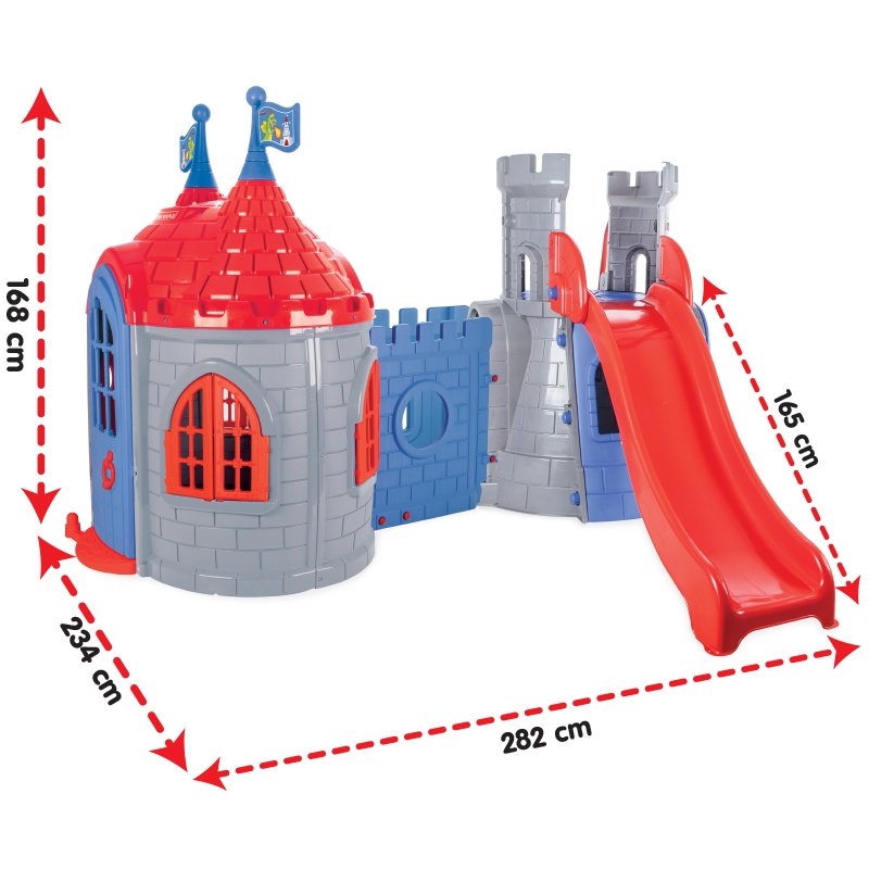 Castel cu tobogan (disponibil în 2 culori)