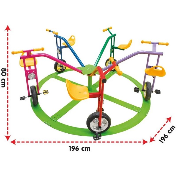 Pista de biciclete pentru copii "Bicicleta tropicală"