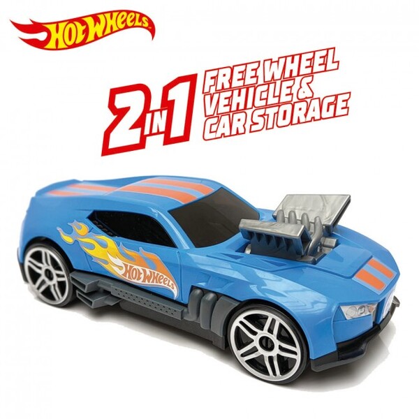 Hot Wheels Automobil de curse și garaj 2 în 1