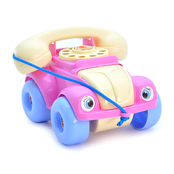 Jucărie cu șiret  “Telefon” mediu în assort.