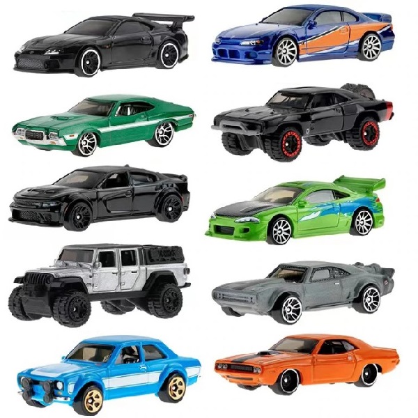 Hot Wheels Mașina din colecția Fast & Furios 10 modele