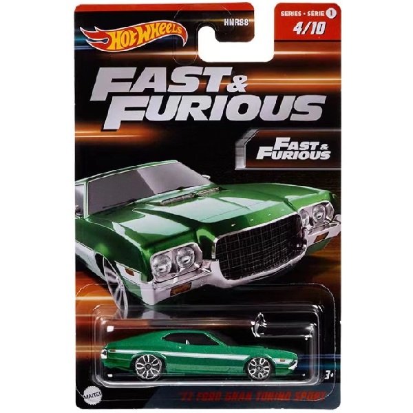 Hot Wheels Mașina din colecția Fast & Furios 10 modele