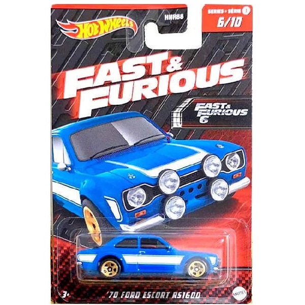 Hot Wheels Mașina din colecția Fast & Furios 10 modele