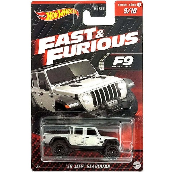 Hot Wheels Mașina din colecția Fast & Furios 10 modele