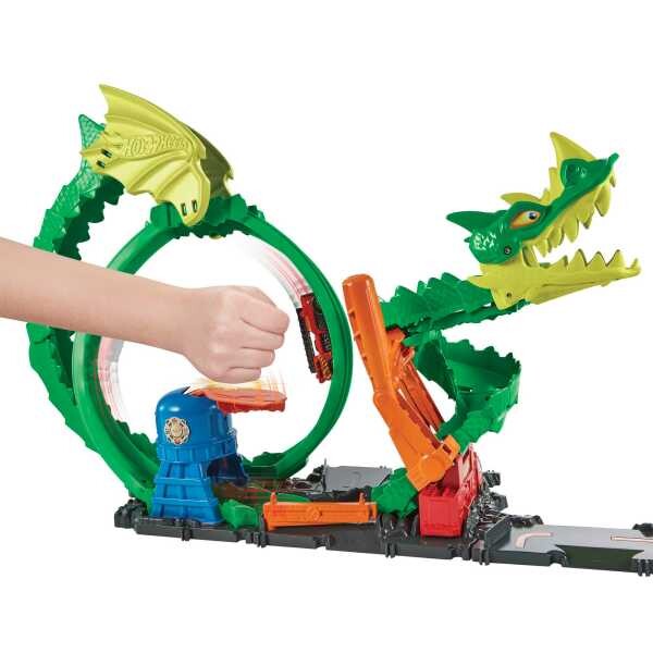 Hot Wheels Set de joc “”Dragon Drive. Schimb de focuri”