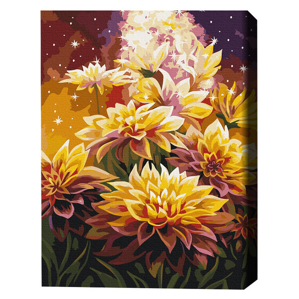 Cumpara  Creativitate/Logică - Pictură pe numere 40*50 cm (în cutie) – Flori..
