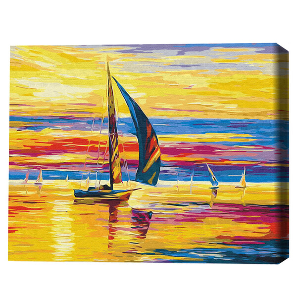 Cumpara  Creativitate/Logică - Pictură pe numere 40×50 cm (în cutie) – Răsăr..