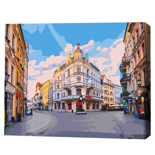 Cumpara  Creativitate/Logică - Pictură pe numere 40*50 cm (în cutie) – Străz..
