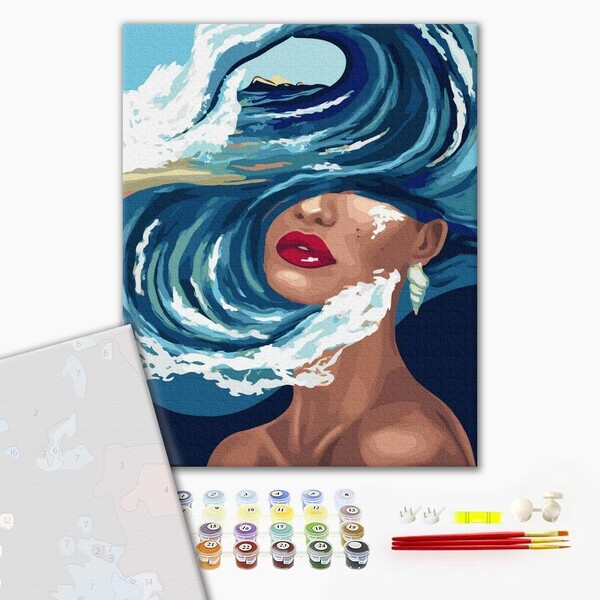Pictură pe numere 40*50 сm (fără cutie) – Ocean de gânduri