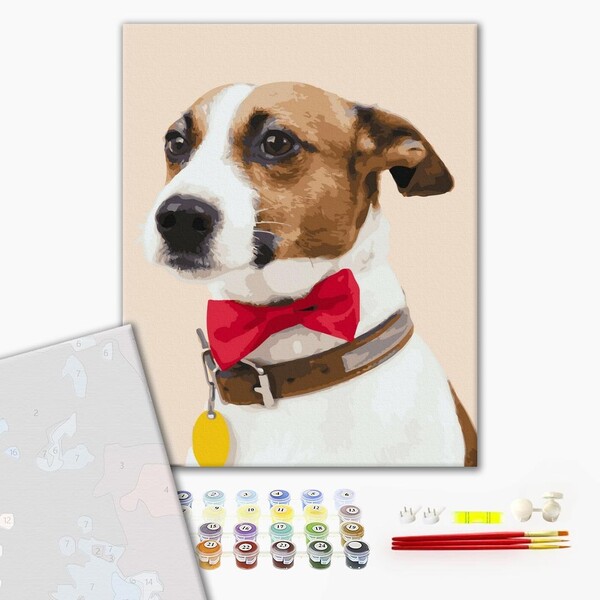 Pictură pe numere 40*50 сm (fără cutie) – Câine campion
