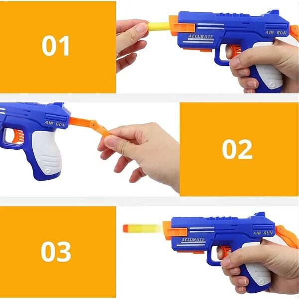 Tir cu ventilator  „Țintește bila în aer”, USB, luminează în întuneric