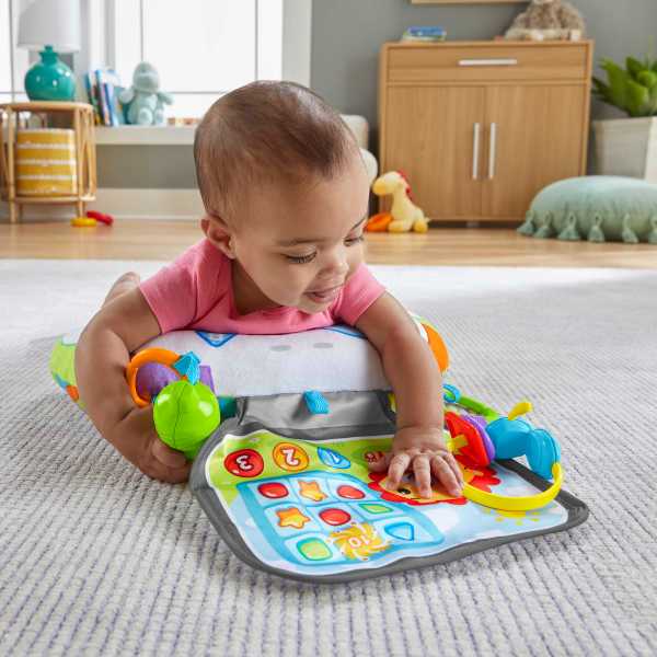 Fisher-Price Pernă pentru jocuri pe burtică „Joystick vesel”