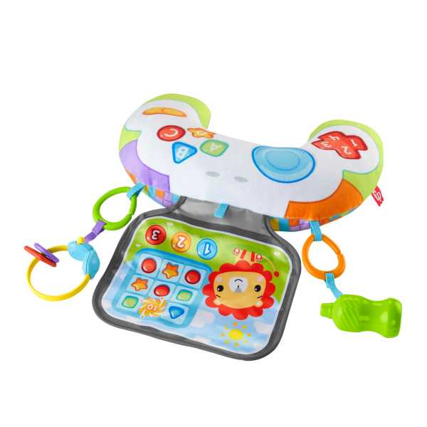 Fisher-Price Pernă pentru jocuri pe burtică „Joystick vesel”