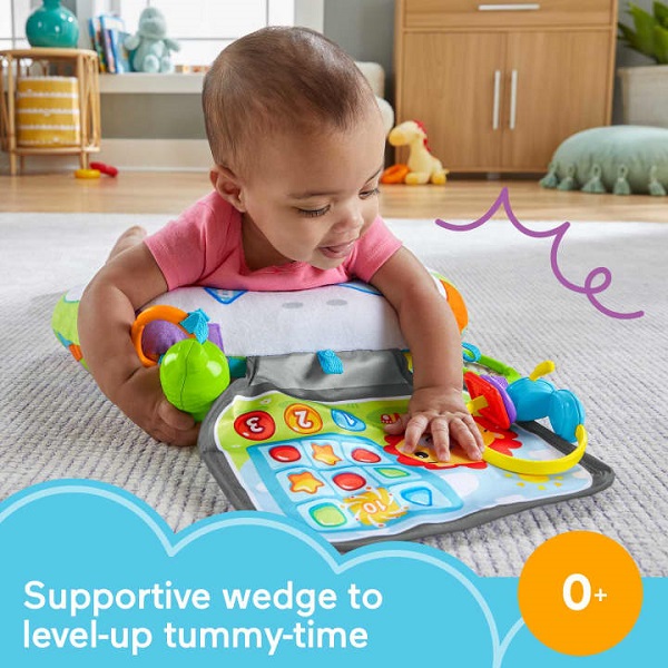 Fisher-Price Pernă pentru jocuri pe burtică „Joystick vesel”
