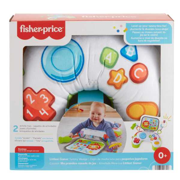 Fisher-Price Pernă pentru jocuri pe burtică „Joystick vesel”