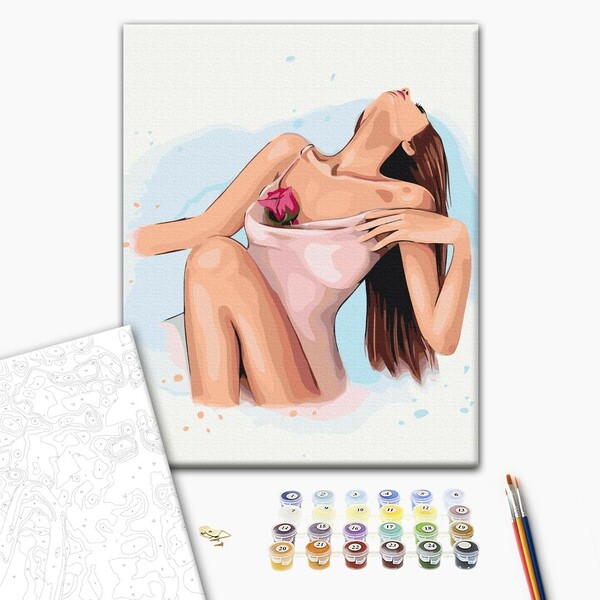Pictură pe numere 40*50 сm (în cutie)  – Atingere gingașă