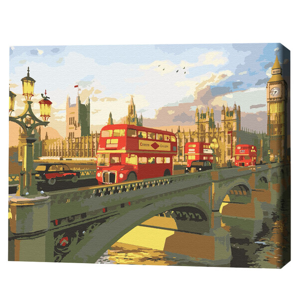 Cumpara  Picturi prin numere - Pictură pe numere 40*50 cm (în cutie) – Londr..