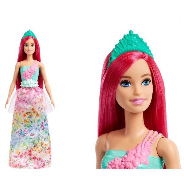 Кукла Barbie Dreamtopia “Принцесса с темно-розовыми волосами”