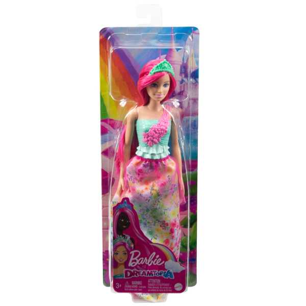 Кукла Barbie Dreamtopia “Принцесса с темно-розовыми волосами”