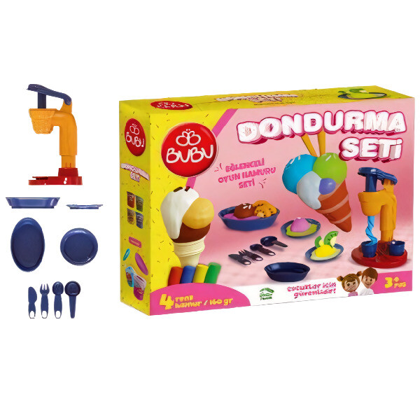 Set cu plastilină de modelat PLAY DOUGH “Facem înghețată”