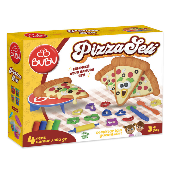 Set cu plastilină de modelat PLAY DOUGH “Gătim pizza”