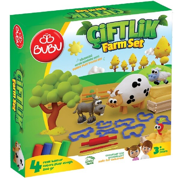 Set cu plastilină de modelat PLAY DOUGH “Animale domestice”