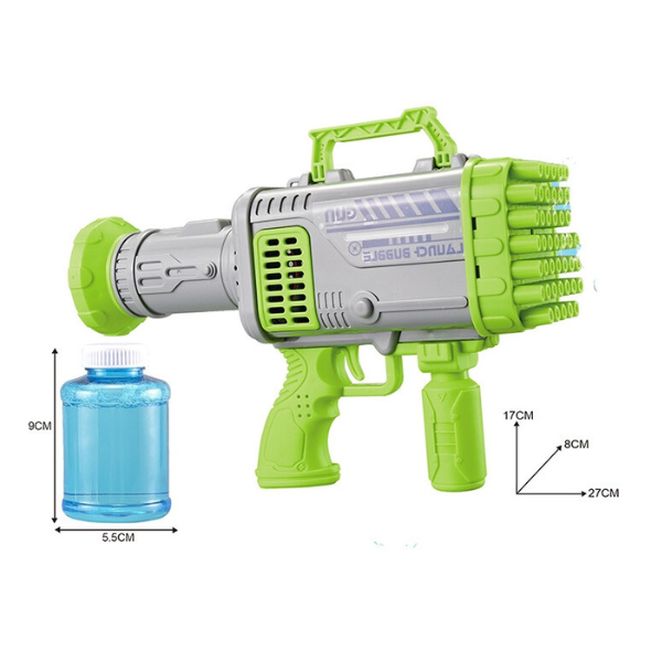 Suflantă cu bule „Pistol Bazooka cu 45 orificii”