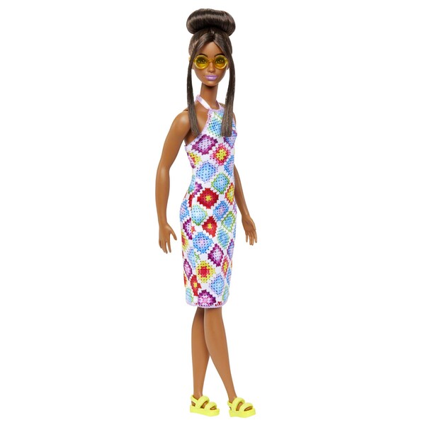 Papușa Barbie "Fashionista cu părul castaniu"