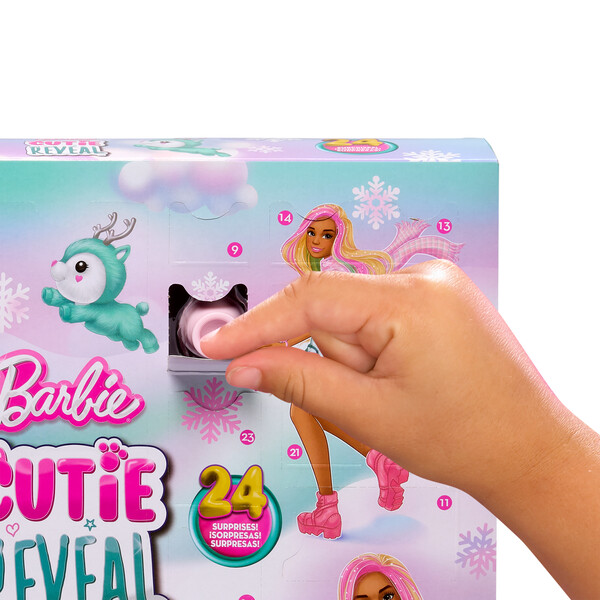 Papușa Barbie Cutie Reveal  „Calendaru Advent de iarnă”