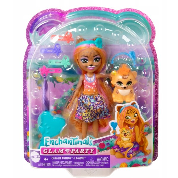 Păpușa Enchantimals „Ghepardul Charisse și Grincy”