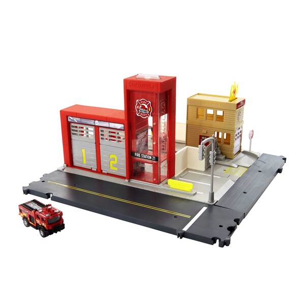 Hot Wheels Set “Stație de pompieri” Matchbox