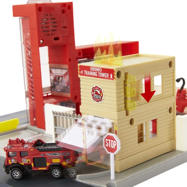 Hot Wheels Set “Stație de pompieri” Matchbox
