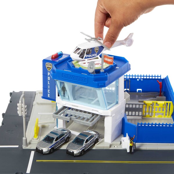 Hot Wheels Set “Dispecerat de poliție” Matchbox