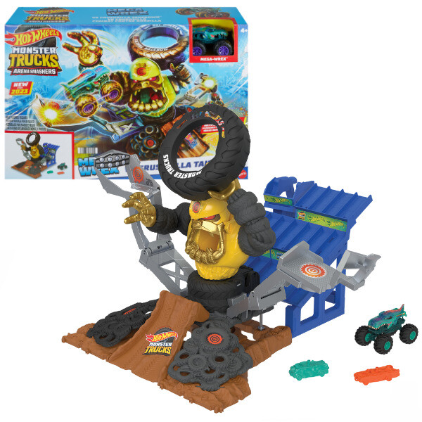 Cumpara  Jucarii pentru băieți - Hot Wheels Set de joc “Mega-Wrex versus Crush..