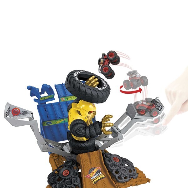Hot Wheels Set de joc “Mega-Wrex versus Crushzilla