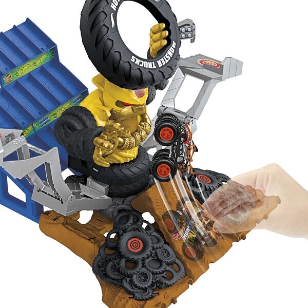 Hot Wheels Set de joc “Mega-Wrex versus Crushzilla