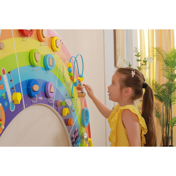 Busyboard (de perete) „Curcubeu”