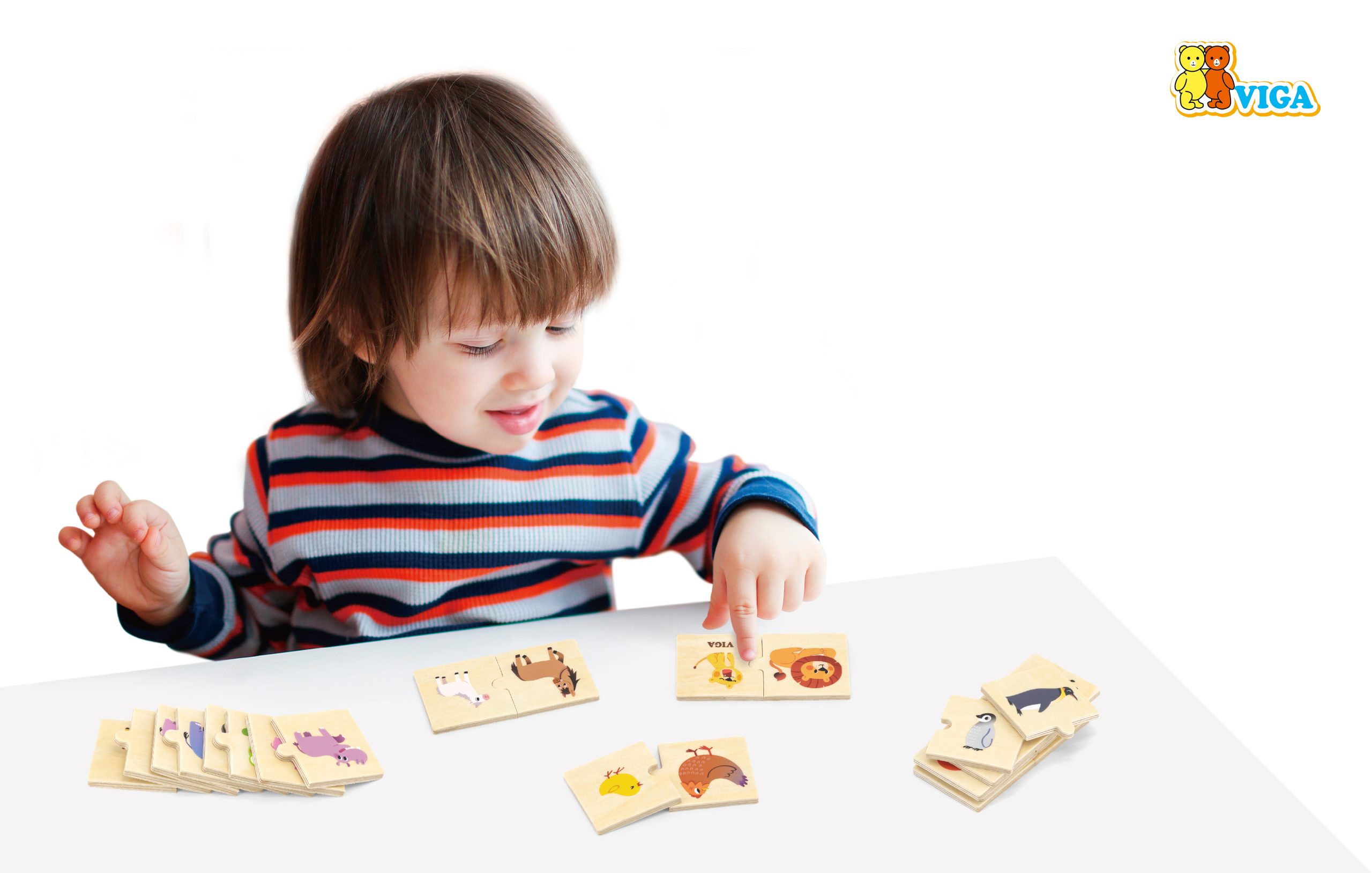 Joc logic de puzzle  „Mama și copilul” 24 elem.