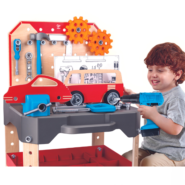 Set de joc „Masă de lucru pentru întreținerea și reparația automobilelor”