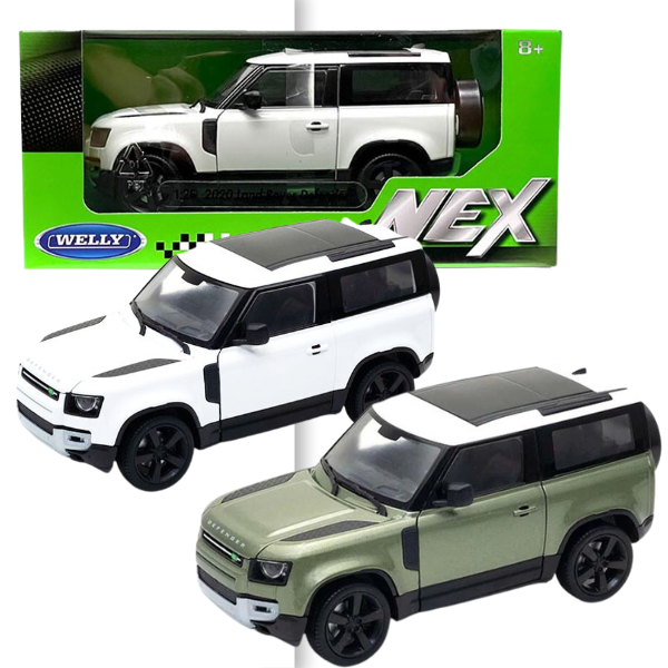 Mașina de colecție 2020 Land Rover Defender WELLY 1:24, 2 culori