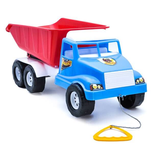 Cumpara  Каталки и толкачи - Jucărie cu șiret Camion de gunoi “Volant” în ..