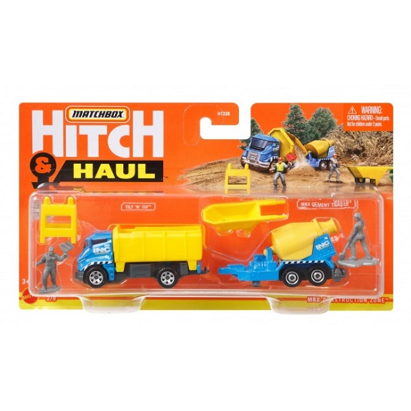 Hot Wheels Mașina cu remorca Matchbox (as).